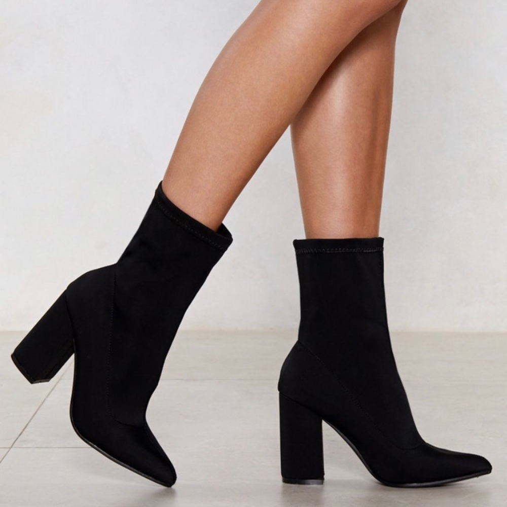 Nasty gal black boots